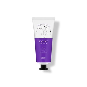 Tenzero crema idratante organica del piede acido ialuronico vitamina C glicerina a base di erbe per la cura della pelle del tallone secco lavanda profumata - Product Image 1