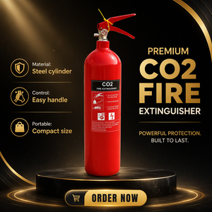<span class=keywords><strong>Extincteur</strong></span> portable CO2 personnalisé avec logo OEM/ODM, 5 lb, en acier au carbone CK45, 150 bars, usage intensif, temps de décharge 8-15s, direct usine - Product Image 6