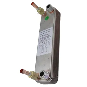 6450kcal heat exchanger kits of heat pump water heater matching 3HP AC compressor is used for 24000BTU or 8KW heating units