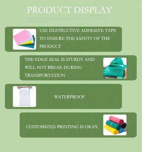 High Quantity Custom Logo Printing Eco-Friendly Biodegradable Poly Express Parcel Mailer Shipping <b>Bags</b> <b>for</b> <b>Clothing</b> - Product Image 5