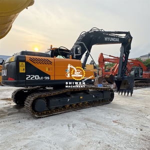Excavadoras Usadas HYUNDAI 220LC-9S con Orugas Nuevas, Excavadora de Segunda Mano Original de Corea, Maquinaria de Construcción HYUNDAI 220 225 215 - Product Image 3