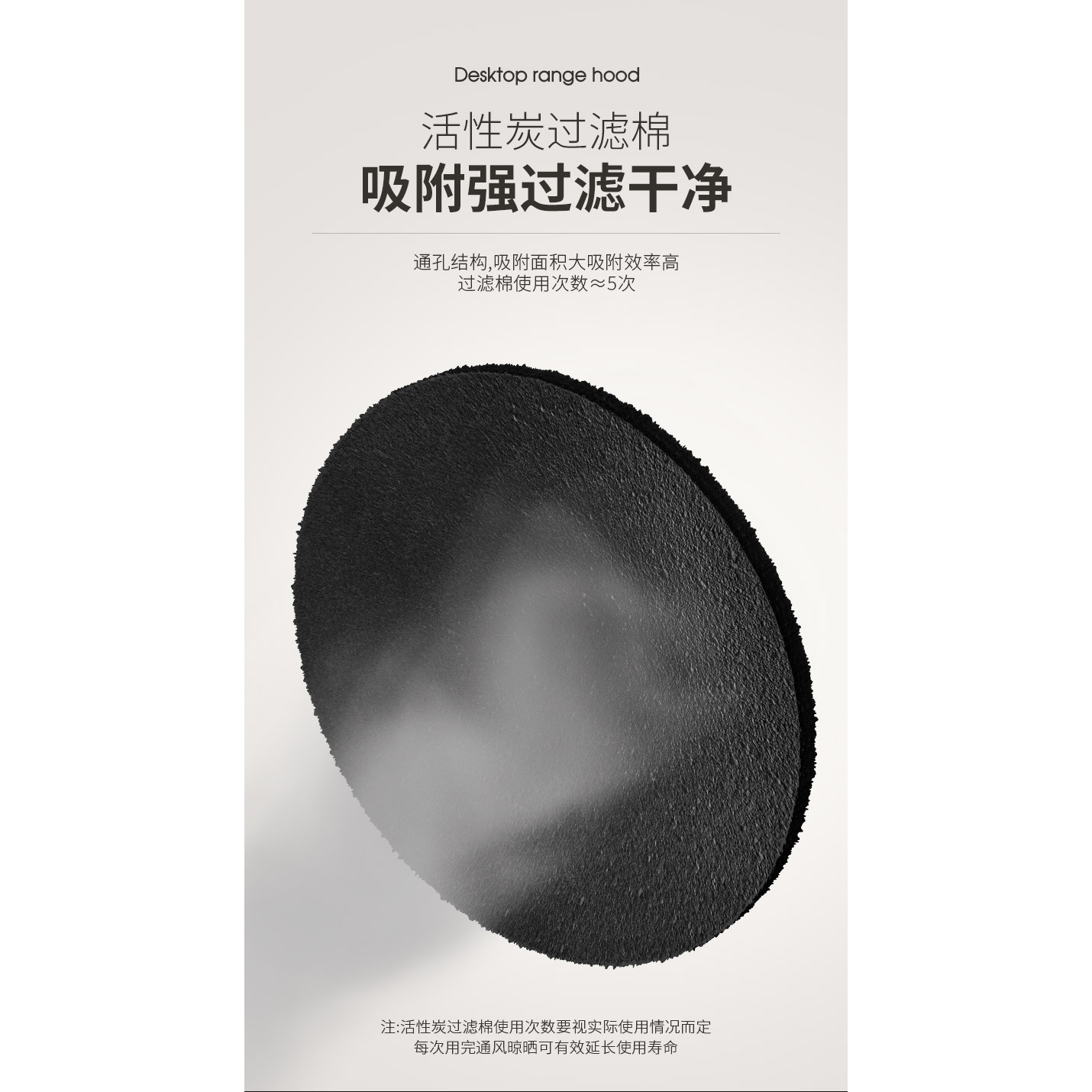 10 sheets of activated carbon filter cotton