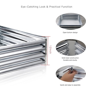 VERTAK En Acier Galvanisé Planteur De Légumes Boîte Verticale A Soulevé le Lit de Jardin - Product Image 2