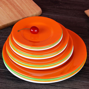 La nuova tendenza personalizza la stampa con un piatto in plastica colorata per alimenti a buon prezzo con materiale ecologico - Product Image 4