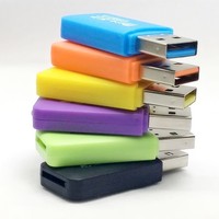 Lector de Tarjetas Mini USB 2.0, Lector de Tarjetas TF Portátil, Compatible con hasta 64 GB para PC y Laptop