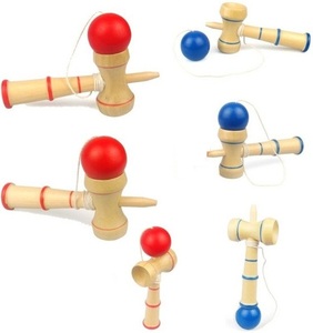Vente en gros de Kendama en bois super tendance, jouet d'adresse, puzzle éducatif parent-enfant pour étudiants et enfants - Product Image 1