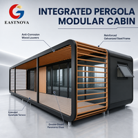 Cabine de bureau et de vie extérieure 20ft 40ft, personnalisable, étanche et isolée, type Apple Capsule House, Tiny Homes