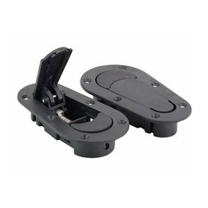 Car <b>Engine</b> <b>Hood</b> Lock Modification Universal ABS Plastic Black With Lock For BMW Audi Honda Toyota Mitsubishi - Product Image 1
