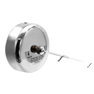 स्टेनलेस स्टील रिट्रेटेबल कपड़े की लाइन समायोज्य दीवार घुड़सवार जगह की बचत कपड़े के लिए लटकाए रखने वाली जगह की बचत - Product Image 1