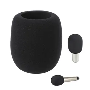 Nhỏ mic bọt kính chắn gió mini bao gồm Mini Mic miếng bọt biển bóng tay Microphone Bìa