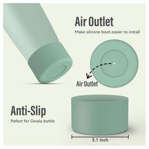 Borraccia con Cannuccia Senza BPA da 19oz 20oz 24oz 30oz 40oz, Bicchiere in Plastica per Alimenti con Base Antiscivolo in Silicone per Bambini e Adulti, per Esterni - Product Image 3