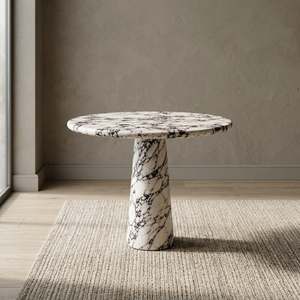 High-end modern 4-seater rectangle <b>dining</b> <b>table</b> Marble top solid <b>wood</b> <b>dining</b> <b>table</b> - Product Image 3