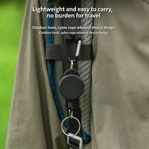 Longway Custom Retractable Stainless Steel Waterproof Key <b>Chain</b> Outdoor <b>Name</b> ID Badge Reel Gift Ideas for <b>Name</b> Holders - Product Image 3