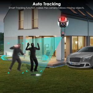 Camera giám sát an ninh ngoài trời không dây Wifi PTZ Yoosee 5MP 8MP, phát hiện chuyển động người, màu sắc đầy đủ, zoom quang 10X, âm thanh IP - Product Image 3