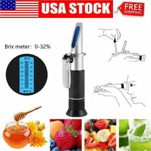 อุปกรณ์ทดสอบน้ำตาลเครื่องวัดน้ำตาล Brix,เครื่องวัดน้ำตาลแบบพกพาสะดวก - Product Image 3