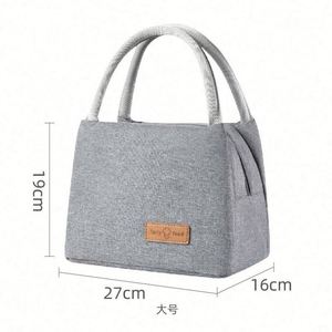 Bolsa de Almuerzo Personalizada, Bolsa Térmica, Cesta de Picnic para Niños, Bolsa Escolar Promocional de Lona para Alimentos - Product Image 2
