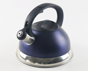 Durevole 3L <span class=keywords><strong>acqua</strong></span> pentola ristorante Non-elettrico tè bollitore in acciaio inox fornello Top blu profondo fischio caldaia ad <span class=keywords><strong>acqua</strong></span> - Product Image 2