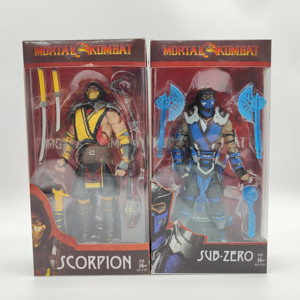 Figura de Acción Articulada de <span class=keywords><strong>Mortal</strong></span> Kombat, Scorpion y Sub-Zero, Muñeco de Vinilo Coleccionable, Modelo de Juguete - Product Image 4