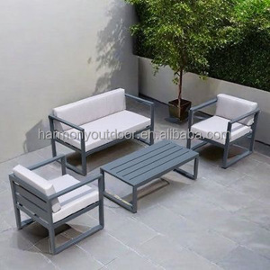 Canapé d'extérieur en acier inoxydable imperméable et crème solaire pour chambre ensoleillée, terrasse, jardin, hôtel, vente à chaud - Product Image 1