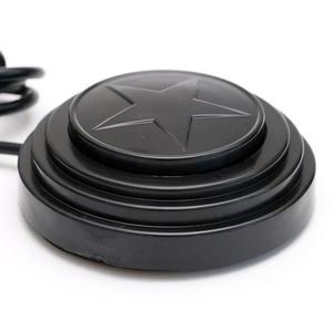Pedal de pie redondo negro para tatuajes, interruptor de plástico con cable, control de fuente de alimentación, accesorios para máquina, pedal estable para estudio. - Product Image 3