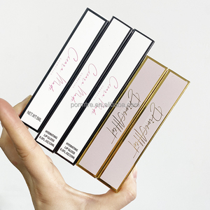 Boîte à gloss à lèvres personnalisée avec logo, faible MOQ (100 pièces), couleurs or, argent, rose, violet, vert, holographique, blanc, noir - Product Image 1