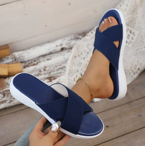 Nuove Ciabatte Mule da Donna 2026 per il Commercio Transfrontaliero, Semplici e Versatili, con Punta Aperta, Tinta Unita, Casual, Slip-on - Product Image 6