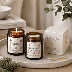 AIKUN Custom Glass Aroma Therapy <b>Candle</b> Set Perfume Soy Wax Christmas Scented Handmade <b>Candles</b> with Unique Scent - Product Image 1