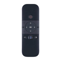 M8 télécommande vocale Air Mouse 2.4G Mini clavier sans fil IR apprentissage Gyro détection batterie au Lithium pour Android Tv Box