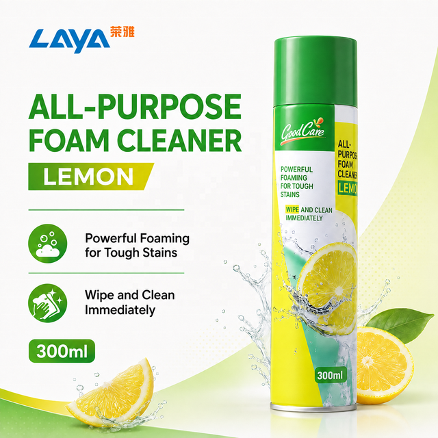 Private Label Eco-Friendly Spray All-Purpose Liquid Foam Cleaner Aerosol Multi-Purpose Removing Stains Oils Home Cleaning Spray