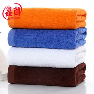 Toalla de baño Xinshang de 50x80cm, absorbente, de algodón puro, de color sólido, para uso en el baño del hotel - Product Image 1