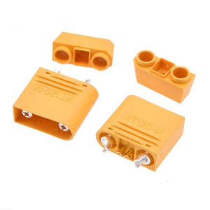Connecteur mâle et femelle Amass XT120 Series 4 broches (2 alimentation + 2 signal) 60A pour système d'alimentation et gestion de batterie de drone pulvérisateur - Product Image 2