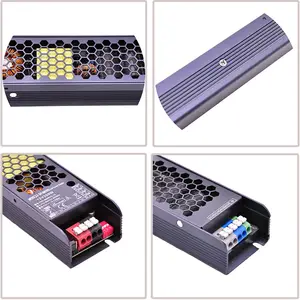 Caja delgada para controlador LED, fuente de alimentación LED de 12V, 8,5a, 60W, 100W y 150W, tira de ajuste calmante, interruptor interior Normal