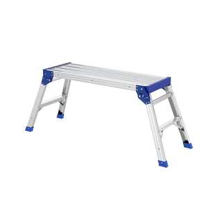 Escada de Trabalho Dobrável em Alumínio com Plataformas para Lavagem de Carros, Escada Dobrável com Degraus - Product Image 3