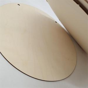 Taglio Laser rotondo pezzo <span class=keywords><strong>di</strong></span> <span class=keywords><strong>legno</strong></span> bianco non finito etichette in <span class=keywords><strong>legno</strong></span> naturale elenco della porta - Product Image 3