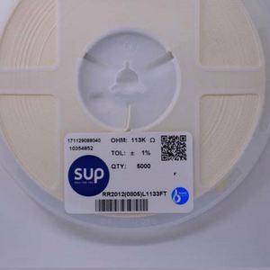 Manufacturer Direct RR2012 0805L1133FT 0805 2012 Resistors Chip Resistors SMD Resistors 113Kohm 1% 1/8W Thick Film Resistor - Product Image 1
