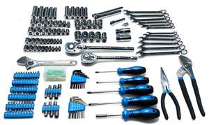 Juego de llaves de tubo de calidad, herramientas de mano multifunción, juego de reparación de automóviles, 228 Uds. - Product Image 3