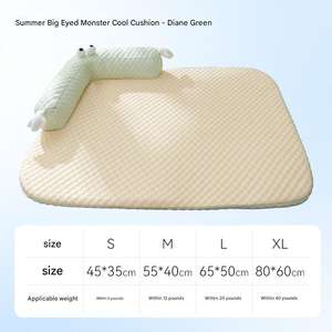 Luxuriöse Abnehmbare Waschbare Hunde-Kühlunterlagen Weiche Sommer-Schlafunterlagen Kühl Atmungsaktive Polypropylenfaser Haustierbetten für Katzen - Product Image 6