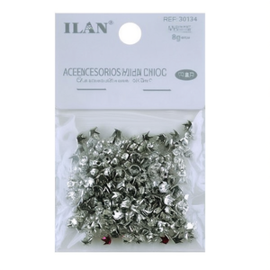 Pedrería Ilan 6x6mm Forma de Corona Blanca K 8g Para Accesorios de Decoración de Uñas - Product Image 2