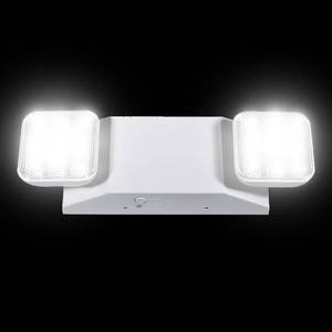 Luz de Emergencia LED de Doble Cabezal, Apta para Contratistas, con Certificación UL JLEU9 - Product Image 1