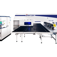 Presse à poinçonner à tourelle servo électrique Dontzer DES-400, haute efficacité et économie d'énergie, vente directe d'usine avec personnalisation