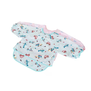 Bavaglini Anti-batterici stampati personalizzati impermeabili <span class=keywords><strong>rosa</strong></span> blu bavaglini competitivi prezzo per il tempo di alimentazione del bambino - Product Image 2