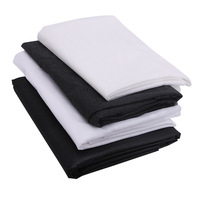 100% Polyester Enzyme Lavage Non Tissé Adhésif Interlignage Fusible Non-Tissé Tissu pour Vêtements Non-Tissé Fusing Interlining