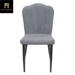 Bắc Âu hiện đại tối giản tiết kiệm không gian bàn ăn và ghế Ghế ăn kim loại hình quạt sang trọng thanh lịch - Product Image 3