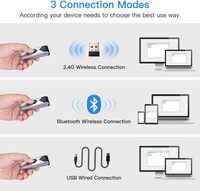 Lecteur de codes-barres portable sans fil Bluetooth 1D 2D QR Eyoyo en gros pour téléphone tablette PC