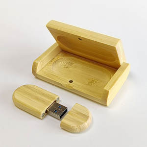 Clé USB à grande vitesse de capacité réelle au prix d'usine, 64 Go, clé USB en bois avec boîte en bois - Product Image 4