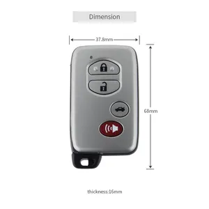 Easyguard-Kit de Plug And Play CANBUS para Toyota Land Cruiser Prado FJ 2010 a 2019, bloqueo automático sin llave, desbloqueo, alarma de coche