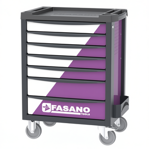Fasano Tools 7 <b>Drawer</b> Rolling Tool Cart With Wheels For <b>Workshop</b> Storage - Product Image 2