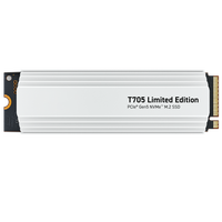 USCrucial T705 Pro 2TB PCIe Gen5 NVMe M.2 SSD dengan Heatsink NVMe 2280 M2 SSD Laptop Desktop SSD M2 Solid State Drives