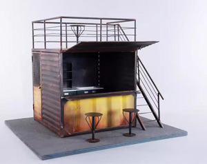 10ft Mini <span class=keywords><strong>Pop</strong></span>-up cửa hàng kiosk gian hàng Trung Quốc phong cách thiết kế nhà hàng thức ăn nhanh cửa hàng tiện lợi Thanh cho cà phê làm bánh sandwich Bảng điều chỉnh - Product Image 3