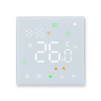 Termostato Inteligente WiFi con Panel Táctil TUYA |   Personalización OEM/ODM |   Caldera eléctrica/de agua/a gas para calefacción